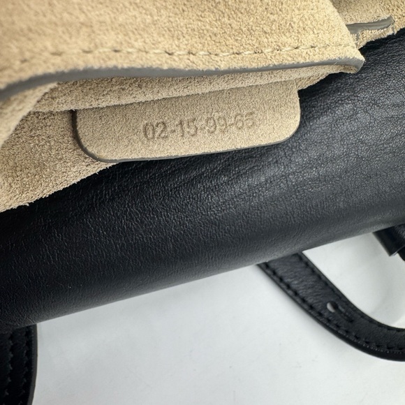 Auth Chloe Black Suede Leatherr Faye Small Crossbody Bag - Picture 12 of 15